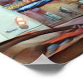 NYC Radio Music Hall Poster (Ecke)