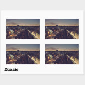 NYC RECHTECKIGER AUFKLEBER (Blatt)