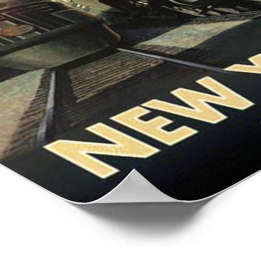 NYC Road des Jahrhunderts Poster (Ecke)