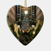 NYC Rockefeller Center Christmas Tree, Angels H Keramik Ornament (Rechts)