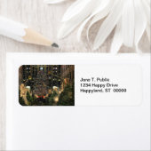 NYC Rockefeller Center Xmas Tree Falling Snow (Insitu)