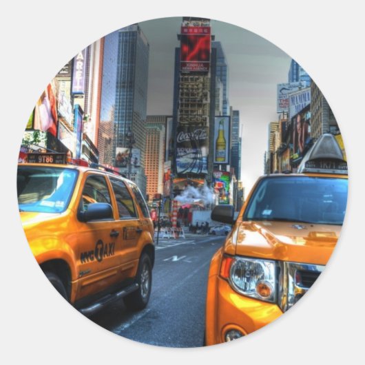 NYC RUNDER AUFKLEBER (Vorderseite)