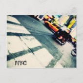 NYC Rush Postcard Postkarte (Vorderseite)