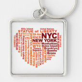 NYC-Schlüsselanhänger Schlüsselanhänger (Vorne)