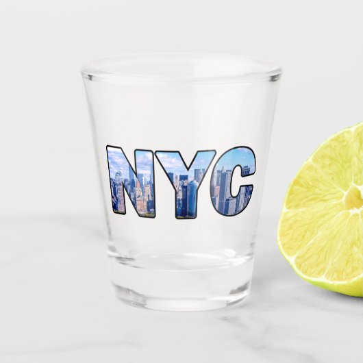 NYC SCHNAPSGLAS (Vorderseite)
