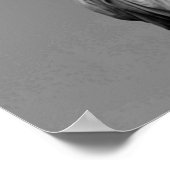 NYC Schwarz-weiße Freiheitskunstfotografie Poster (Ecke)