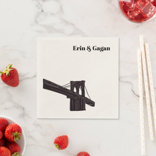 NYC-Servietten Serviette (Beispiel)