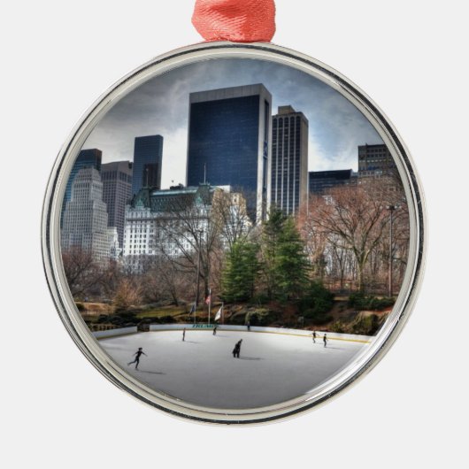 NYC SILBERNES ORNAMENT (Vorne)