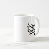NYC-Skripttext Kaffeetasse (VorderseiteRechts)