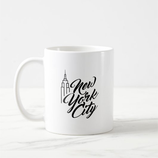 NYC-Skripttext Kaffeetasse (Links)