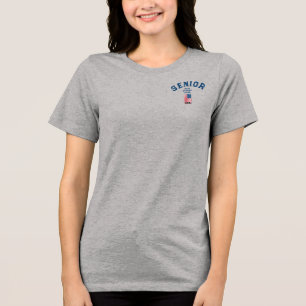 NYC Skyline American Flag Senior Year T - Shirts