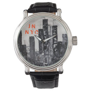NYC Skyline Armbanduhr