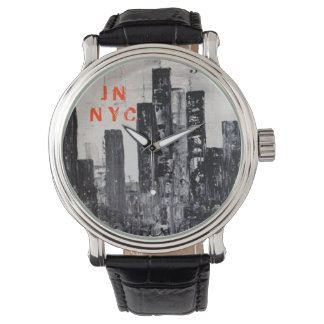 NYC Skyline Armbanduhr