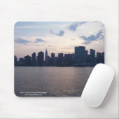 NYC Skyline auf dem East River Mousepad (Mit Mouse)