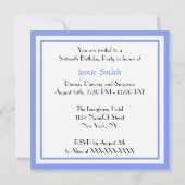 NYC Skyline bei Sunset Sweet 16 Party Einladung (Rückseite)