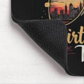Nyc Skyline Birthday New York Trip Celebration Des Mousepad (Ecke)