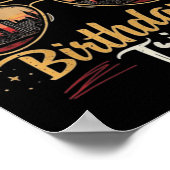 Nyc Skyline Birthday New York Trip Celebration Des Poster (Ecke)