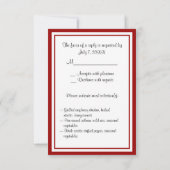 NYC Skyline Brooklyn Bridge Boat Invitation Suite RSVP Karte (Rückseite)