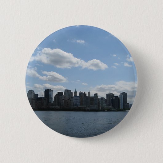 NYC Skyline Button (Vorderseite)