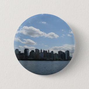 NYC Skyline Button