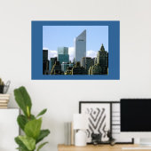 NYC SKYLINE - CITICORP-GEBÄUDE POSTER (Heimbüro)