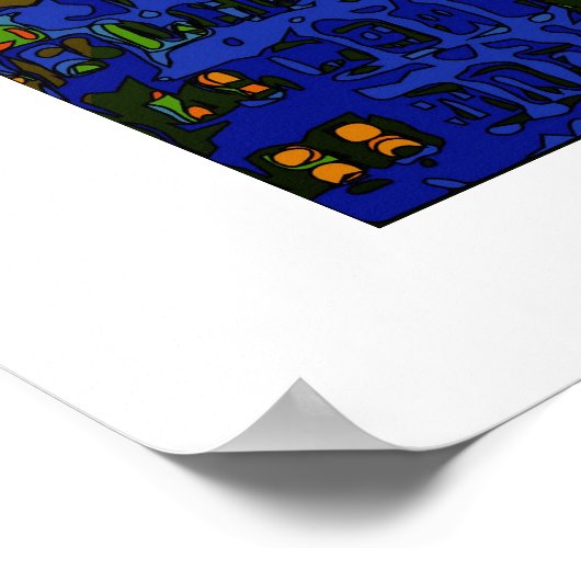 NYC Skyline: Das New York Times Gebäude Poster (Ecke)