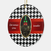 NYC Skyline: Emp St Gebäude Xmas #5 Keramik Ornament (Links)