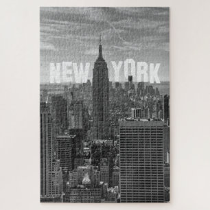NYC Skyline Empire State Gebäude World Trade 2CBW Puzzle