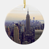 NYC skyline Empire State Gebäude, WTC 4 Keramikornament (Vorne)