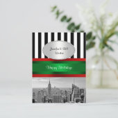 NYC Skyline ESB BW Blk Whisky P Weihnachten (Stehend Vorderseite)