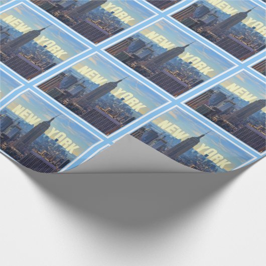 NYC Skyline ESB, World Trade 2C Geschenkpapier (Ecke)