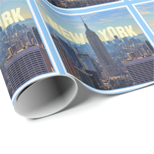 NYC Skyline ESB, World Trade 2C Geschenkpapier (Rolleneckpunkt)
