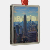 NYC Skyline ESB, World Trade 2C Ornament Aus Metall (Rechts)