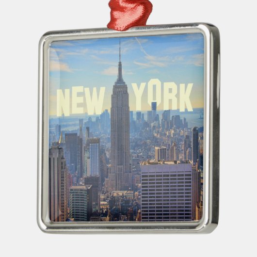 NYC Skyline ESB, World Trade 2C Ornament Aus Metall (Links)