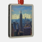 NYC Skyline ESB, World Trade 2C Ornament Aus Metall (Rechts)