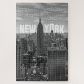 NYC Skyline ESB World Trade 2CBW Puzzle (Vertikal)