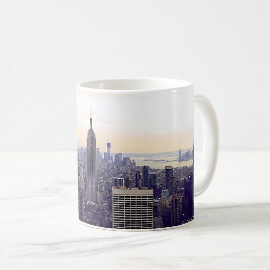 NYC skyline ESB, WTC 4 Kaffeetasse (VorderseiteRechts)
