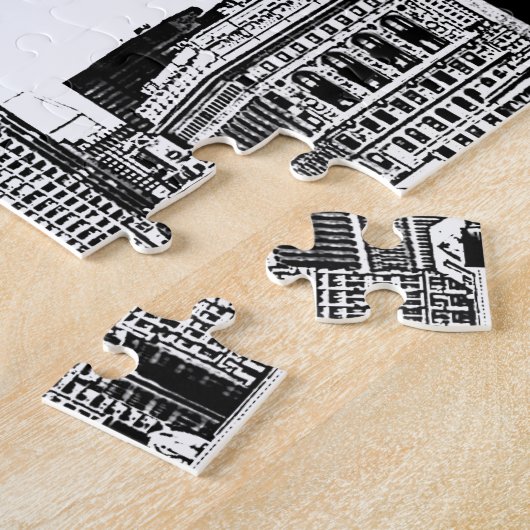 NYC Skyline Etched 01 Puzzle (Seite)