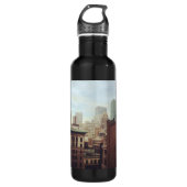 NYC Skyline-Flasche Edelstahlflasche (Vorderseite)