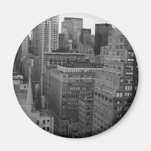 NYC Skyline-Foto Magnet (Vorne)