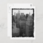 NYC Skyline-Foto Postkarte (Vorne/Hinten)