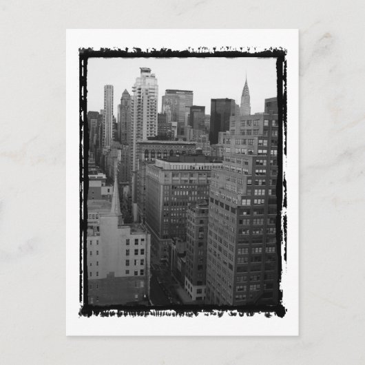 NYC Skyline-Foto Postkarte (Vorderseite)