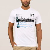 nyc Skyline, Freiheitsstatue, konkreter Dschungel… T-Shirt (Vorderseite)