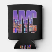 NYC Skyline (hell) Dosenkühler (Rückseite)