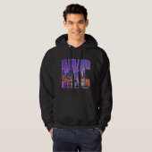 NYC Skyline (hell) Hoodie (Vorne ganz)