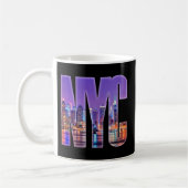 NYC Skyline (hell) Kaffeetasse (Links)