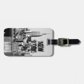 NYC Skyline II Gepäckanhänger (Vorderseite horizontal)