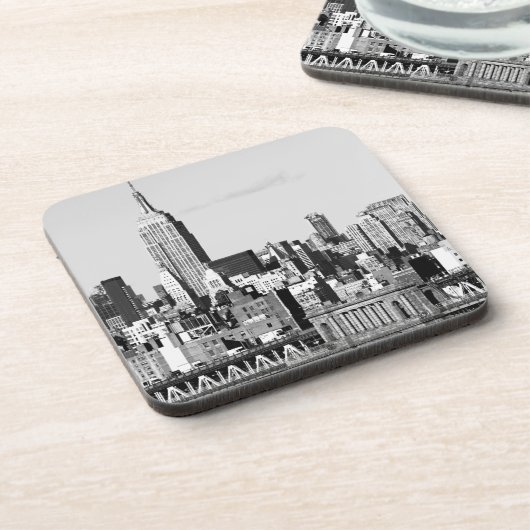 NYC Skyline II Getränkeuntersetzer (Linke Seite)