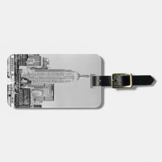 NYC Skyline IV Gepäckanhänger (Vorderseite horizontal)