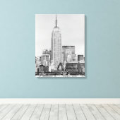 NYC Skyline IV Leinwanddruck (Insitu (Holzboden))